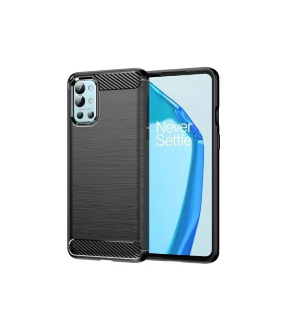 OnePlus 9R Cover Case Brushed TPU Case - Black